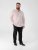 D555 Oliver Camicia Elasticizzata A Maniche Lunghe Antimacchia No Stiro Rosa - Camicie - Camicie Taglie Forti Uomo