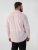 D555 Oliver Camicia Elasticizzata A Maniche Lunghe Antimacchia No Stiro Rosa - Camicie - Camicie Taglie Forti Uomo