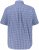 JP1880 Short Sleeve Check Print Traditional Shirt Blue - Camicie - Camicie Taglie Forti Uomo
