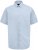 D555 Lucas Camicia Elasticizzata A Maniche Corte Antimacchia No Azzurro Cielo - Camicie - Camicie Taglie Forti Uomo
