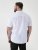 D555 Lucas Camicia Elasticizzata A Maniche Corte Antimacchia No Bianca - Camicie - Camicie Taglie Forti Uomo