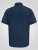 D555 Lucas Camicia Elasticizzata A Maniche Corte Antimacchia No Stiro Blu Navy - Camicie - Camicie Taglie Forti Uomo