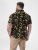 D555 Gordon Hawaiian AOP Cuvan Collar Resort Short Sleeve Black - Camicie - Camicie Taglie Forti Uomo