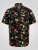 D555 Gordon Hawaiian AOP Cuvan Collar Resort Short Sleeve Black - Camicie - Camicie Taglie Forti Uomo