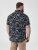 D555 Rick Geometric Print Short Sleeve Shirt Navy - Camicie - Camicie Taglie Forti Uomo