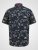 D555 Rick Geometric Print Short Sleeve Shirt Navy - Camicie - Camicie Taglie Forti Uomo