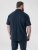 D555 Connor Stretch Cuban Collar Resort Short Sleeve Shirt Navy - Camicie - Camicie Taglie Forti Uomo