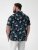 D555 Corden Hawaiian AOP Cuban Collar Resort Short Sleeve Navy - Camicie a maniche corte - Camicie Uomo Maniche Corte Taglie Forti