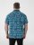 D555 Hawkins Printed Cuban Collar Resort Short Sleeve Shirt Teal - Camicie - Camicie Taglie Forti Uomo