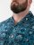 D555 Hawkins Printed Cuban Collar Resort Short Sleeve Shirt Teal - Camicie - Camicie Taglie Forti Uomo