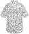 North Latitude 61111 Camicia in Lino Stampata Manica Corta Bianco - Camicie - Camicie Taglie Forti Uomo
