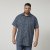 North Latitude 61112 Camicia Stretch con Stampa All-Over Blu Marino - Camicie - Camicie Taglie Forti Uomo