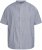North Latitude 61164 Camicia a Righe con Collo alla Coreana Grigio - Camicie - Camicie Taglie Forti Uomo