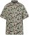 North Latitude 61357 Camicia in Viscosa con Stampa All-Over Nero - Camicie - Camicie Taglie Forti Uomo