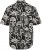 JP1880 Skull Pattern Jersey Short Sleeve Shirt Black - Camicie - Camicie Taglie Forti Uomo