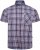 Kam Jeans 6339 Checked Short Sleeve Shirt Blue - Camicie - Camicie Taglie Forti Uomo