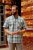 Kam Jeans 6339 Checked Short Sleeve Shirt Mineral Blue - Camicie - Camicie Taglie Forti Uomo