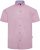 Kam Jeans 6340 Linen Mix Short Sleeve Shirt Pink - Camicie - Camicie Taglie Forti Uomo