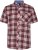 Kam Jeans 6368 Checked Short Sleeve Shirt Red - Camicie - Camicie Taglie Forti Uomo