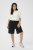 Kaffe Curve Nana Liah Pantaloncini Nero - Jeans & Pantaloni Donna Taglie Comode – Plus Size - 