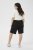 Kaffe Curve Nana Liah Pantaloncini Nero - Jeans & Pantaloni Donna Taglie Comode – Plus Size - 