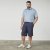 North Latitude Cool Effect Comfort Fit Shorts Blue - Shorts - Pantaloncini Uomo Taglie Forti