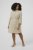 Kaffe Curve Milla Short Shirt Dress Chinchilla/Chalk Stripe - Vestiti mini - 