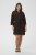 Kaffe Curve Mille Short Shirt Dress Black Coffee Brown - Vestiti mini - 