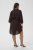 Kaffe Curve Mille Short Shirt Dress Black Coffee Brown - Vestiti mini - 