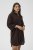 Kaffe Curve Mille Short Shirt Dress Black Coffee Brown - Vestiti mini - 