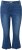 Ulla Popken Cropped Flared Eyelet Jeans Denim Blue - Jeans & Pantaloni Donna Taglie Comode – Plus Size - Jeans e Pantaloni Donna, EU 42-70