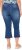 Ulla Popken Cropped Flared Eyelet Jeans Denim Blue - Jeans & Pantaloni Donna Taglie Comode – Plus Size - Jeans e Pantaloni Donna, EU 42-70