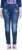 Ulla Popken Lightly Distressed Stretch Fit Jeans Blue Denim - Jeans & Pantaloni Donna Taglie Comode – Plus Size - 