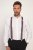 JP1880 Suspenders with Adjustable Length Burgundy Red - Accessori - 