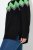Ulla Popken Neon Alpine Pattern Long Sleeve Turtleneck Sweater Apple Green - Felpe & felpe con cappuccio - Felpe, Hoodie e Maglieria Calda