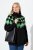Ulla Popken Neon Alpine Pattern Long Sleeve Turtleneck Sweater Apple Green - Felpe & felpe con cappuccio - Felpe, Hoodie e Maglieria Calda
