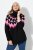 Ulla Popken Neon Alpine Pattern Long Sleeve Turtleneck Sweater Light Pink - Felpe & felpe con cappuccio - Felpe, Hoodie e Maglieria Calda