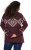 Ulla Popken Aztec Pattern Turtleneck Sweater Plum - Felpe & felpe con cappuccio - 