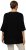 Ulla Popken Oversized 3/4 Sleeve V-Neck Sweater Black - Felpe & felpe con cappuccio - 