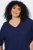 Ulla Popken Oversized 3/4 Sleeve V-Neck Sweater Navy - Felpe & felpe con cappuccio - Felpe, Hoodie e Maglieria Calda