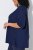 Ulla Popken Oversized 3/4 Sleeve V-Neck Sweater Navy - Felpe & felpe con cappuccio - Felpe, Hoodie e Maglieria Calda