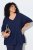 Ulla Popken Oversized 3/4 Sleeve V-Neck Sweater Navy - Felpe & felpe con cappuccio - Felpe, Hoodie e Maglieria Calda