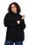 Ulla Popken Long Sleeves Mock Turtleneck Sweater Black - Ulla Popken - Abbigliamento Taglie Forti Ulla Popken