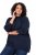 Ulla Popken Long Sleeves Mock Turtleneck Sweater Navy - Felpe & felpe con cappuccio - Felpe, Hoodie e Maglieria Calda