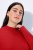 Ulla Popken Long Sleeves Mock Turtleneck Sweater Salsa Red - Felpe & felpe con cappuccio - Felpe, Hoodie e Maglieria Calda