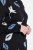 Ulla Popken Eco Cotton Leaf Pattern Long Sleeve Sweater Black - Felpe & felpe con cappuccio - Felpe, Hoodie e Maglieria Calda