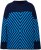Ulla Popken Graphic Stripe Long Sleeve Turtleneck Sweater Navy - Felpe & felpe con cappuccio - 