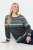 Ulla Popken Norwegian Style Pastel Tone Long Sleeve Sweater Dark Grey Melange - Felpe & felpe con cappuccio - Felpe, Hoodie e Maglieria Calda