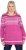 Ulla Popken Norwegian Style Pastel Tone Long Sleeve Sweater Summer Berry - Felpe & felpe con cappuccio - 