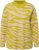 Ulla Popken Zebra Print Mock Turtleneck Long Sleeve Sweater Yellow Green - Felpe & felpe con cappuccio - Felpe, Hoodie e Maglieria Calda